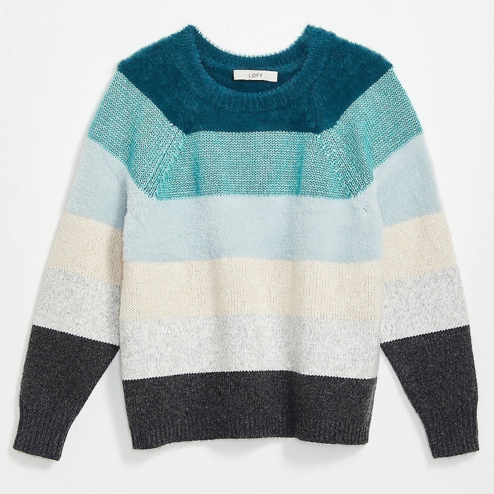 LOFT | Striped Sweater | Small - Picture 2 of 10